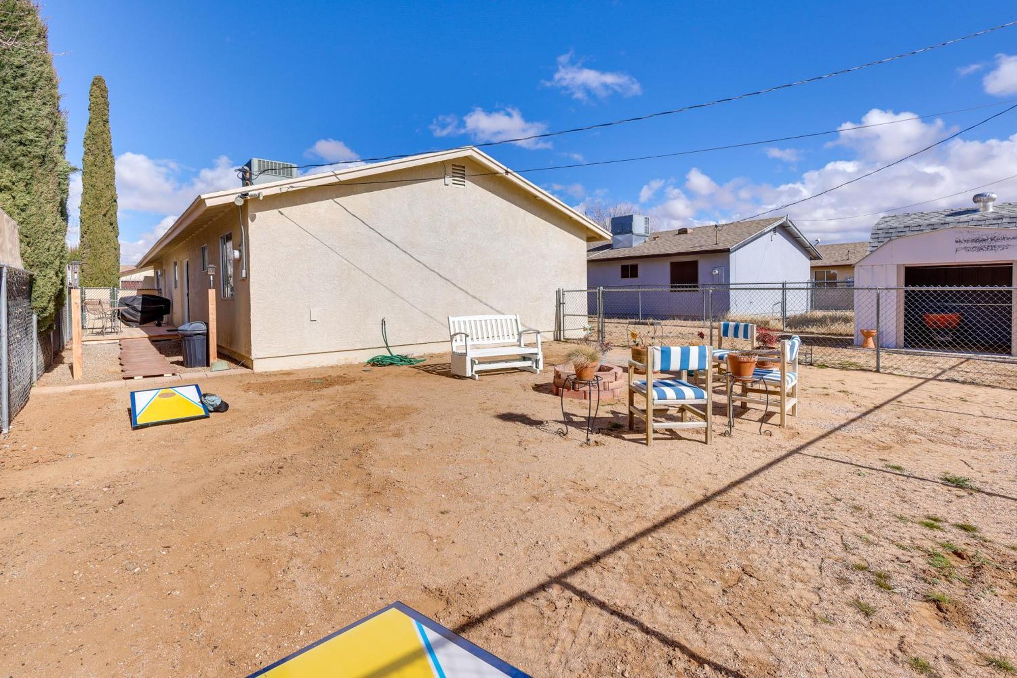 Kingman Vacation Rental With Yard And Fire Pit Exterior photo